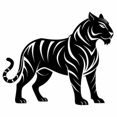 Tiger Black silhouette
