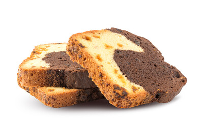 Cookies isolated on white background with clipping path