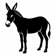 Donkey Black silhouette