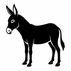 Donkey Black silhouette