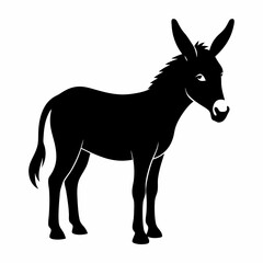 Donkey Black silhouette