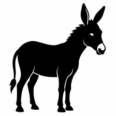 Donkey Black silhouette