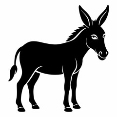 Donkey Black silhouette