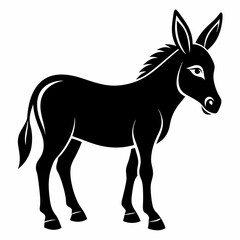 Donkey Black silhouette