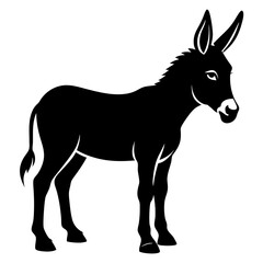 Donkey Black silhouette