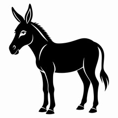 Donkey Black silhouette