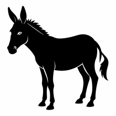 Donkey Black silhouette