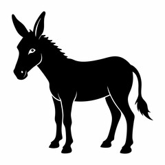 Donkey Black silhouette