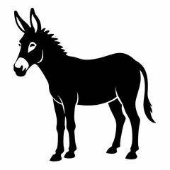 Donkey Black silhouette