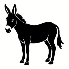 Donkey Black silhouette