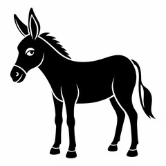 Donkey Black silhouette