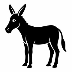 Donkey Black silhouette