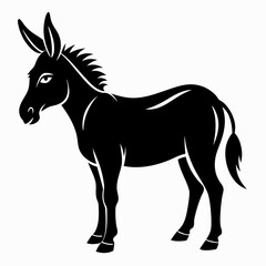 Donkey Black silhouette