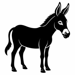 Donkey Black silhouette