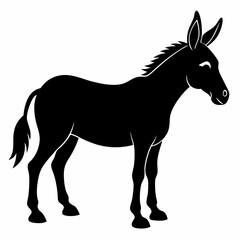 Donkey Black silhouette