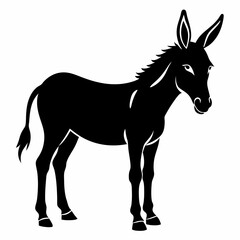 Donkey Black silhouette