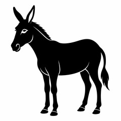 Donkey Black silhouette