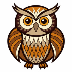 owl vector and illustration