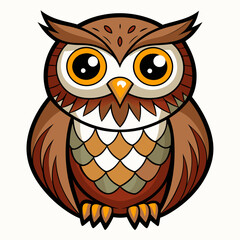 owl vector and illustration