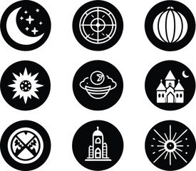 set of graphics design icon illustration.  creative, digital, art, line, abstract, background, concept, technology, modern, business