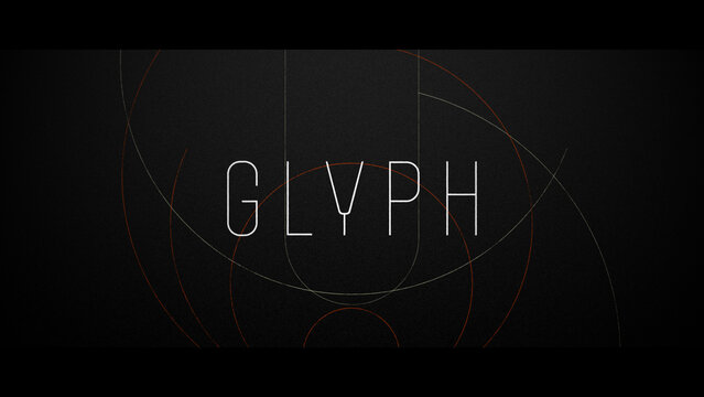 Glyph Abstract Title Sequence