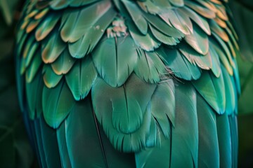 Fototapeta premium Peacock feathers close-up