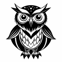 owl vector and illustration