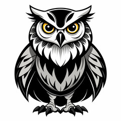 owl vector and illustration