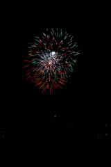  Beautiful fireworks in the night sky #88