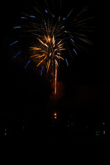  Beautiful fireworks in the night sky #86
