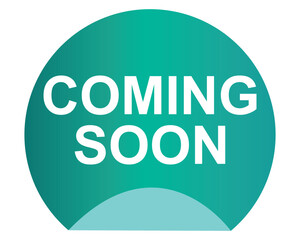 coming soon button on white background. coming soon button sign