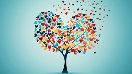 Heart Shaped Tree of Love