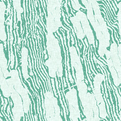 Aegean teal light soft wave linen pattern background. Broken line stripe border effect for rustic coastal marine surface design. 