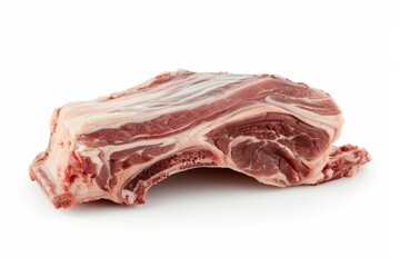 Obraz premium High resolution photo of pork shoulder on white background