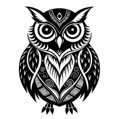 owl vector and illustration