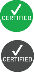 certified tag and sign