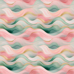 abstract Seamless pattern with waves