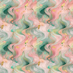 abstract Seamless pattern with waves
