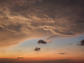 Sunset colours iridescent 