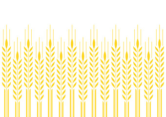 Wheat pattern wallpaper. oat symbol. free space for text. rice sign. Rice pattern wallpaper.