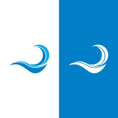 Wave beach vector illustration design