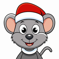 create a full funny christmas cute mous 