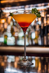 cocktail with lime