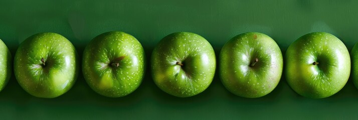 Green Apple Bite. Delicious and Healthy Fruit Snack in Apple Series