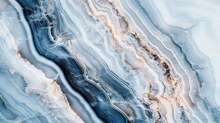 Fototapeta premium A marble wall with a pattern of waves texture