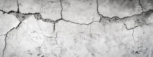 Obraz premium A crack in a wall with a grey background