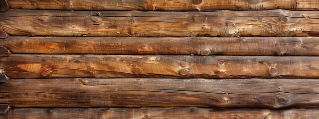A wooden wall with a grainy texture. The wood is brown and has a natural look. The wall is made of wood and has a rustic feel to it