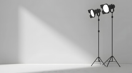 spotlight on the wall