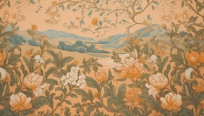 beautiful floral pattern, vintage, wallpaper, stationary, pattern, flowers, decoration, design, textile, decor, nature, blossom, backdrop, walls, paper, bold, delicate, background, phone wallpaper