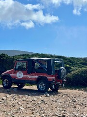 Fototapeta premium Jeep in Cintra